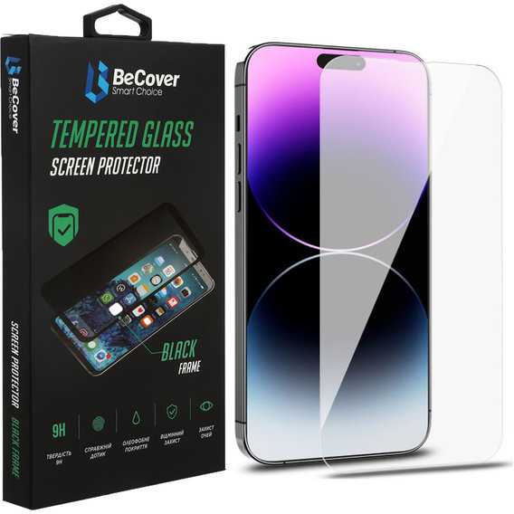 Аксессуар для iPhone BeCover Tempered Glass 3D Crystal Clear Glass for iPhone 14 Pro Max (708087)