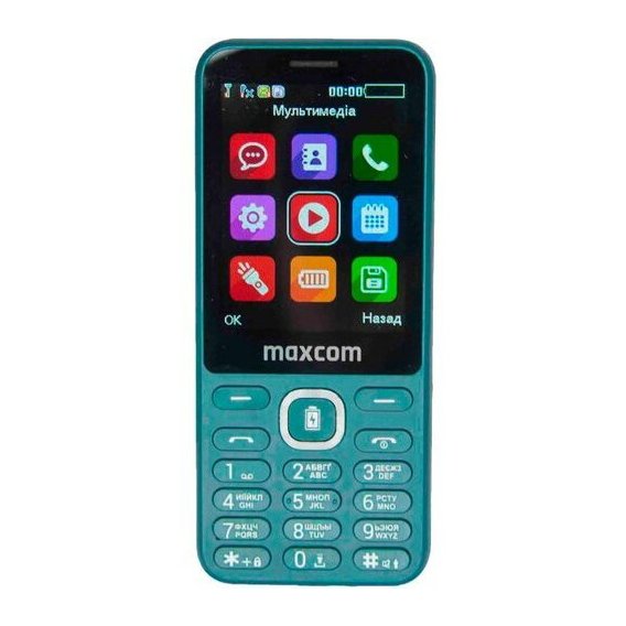 Мобильный телефон Maxcom MM814 Green (UA UCRF)