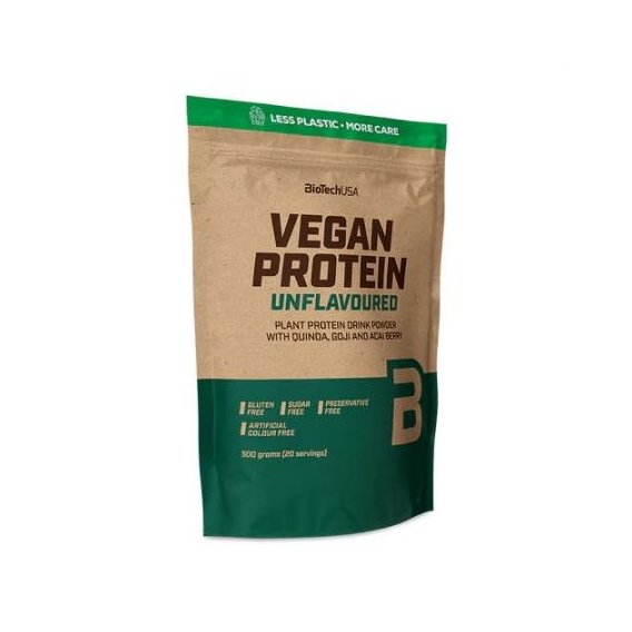 Протеин Biotech Vegan Protein 500 g/20 serving/ Unflavored