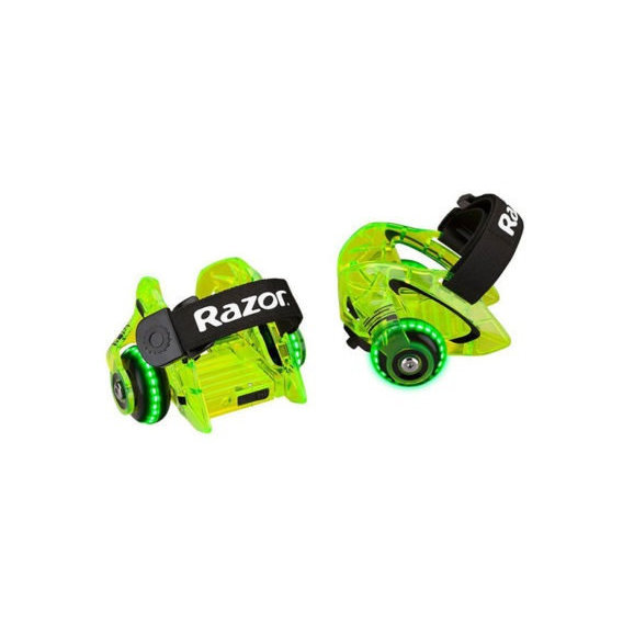 Razor Jetts Heel Wheels, Neon Green