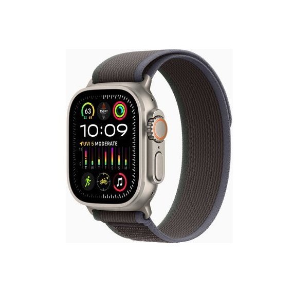 Apple Watch Ultra 2 GPS + Cellular 49mm Titanium Case with Blue/Black Trail Loop - M/L (MRF63) Approved Витринный образец