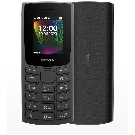 Мобильный телефон Nokia 106 (2023) Dual Charcoal (UA UCRF)