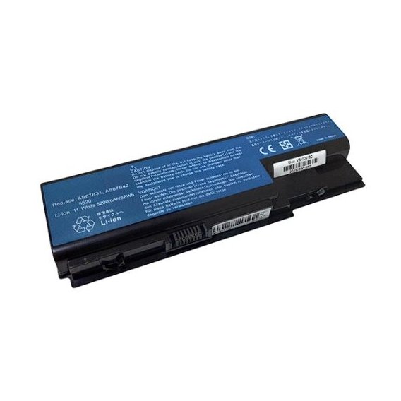 Батарея для ноутбука Acer AS07B41 Aspire 5315 11.1V Black 5200mAh OEM