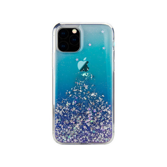 Аксессуар для iPhone SwitchEasy Starfield Case Crystal Blue (GS-103-80-171-106) for iPhone 11 Pro