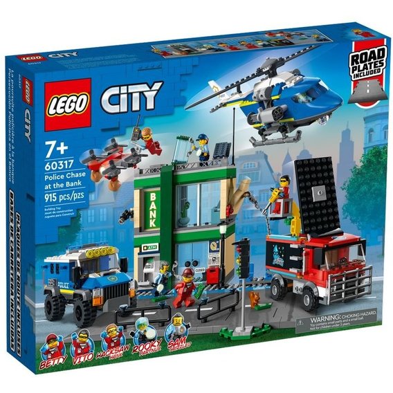 Конструктор LEGO City Погоня полиции в банке (60317)