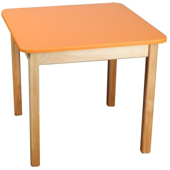 Стол деревянный Финекс Плюс оранжевый (023)