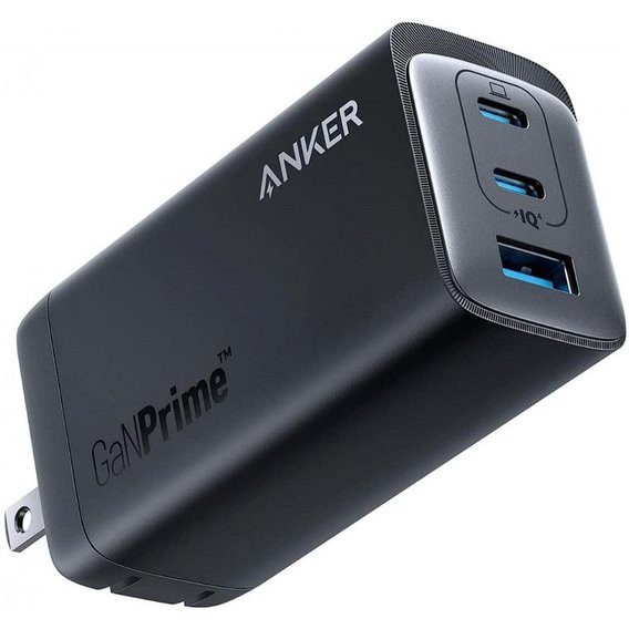 Зарядное устройство ANKER Wall Charger 2xUSB-C+USB  PowerPort 737 GaNPrime 120W Black (A2148311)