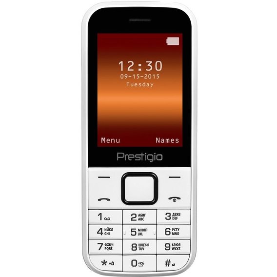 Мобильный телефон Prestigio Wize G1 1243 DS White (UA UCRF)