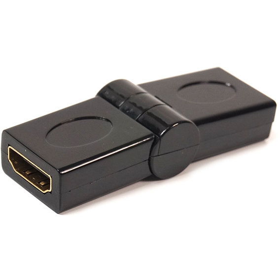 Кабель и переходник PowerPlant HDMI AF - AF, 360 градусов (KD00AS1299)