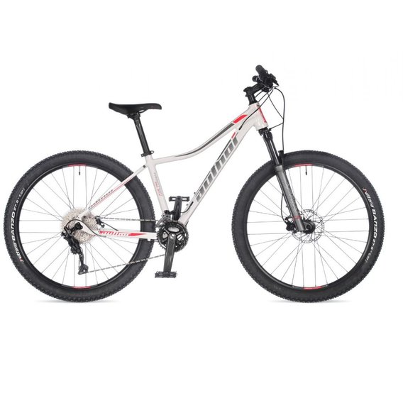 Велосипед Велосипед AUTHOR (2023) Traction ASL 27,5", рама 16", белый (серебристо-красный)/серебристый (2023198)