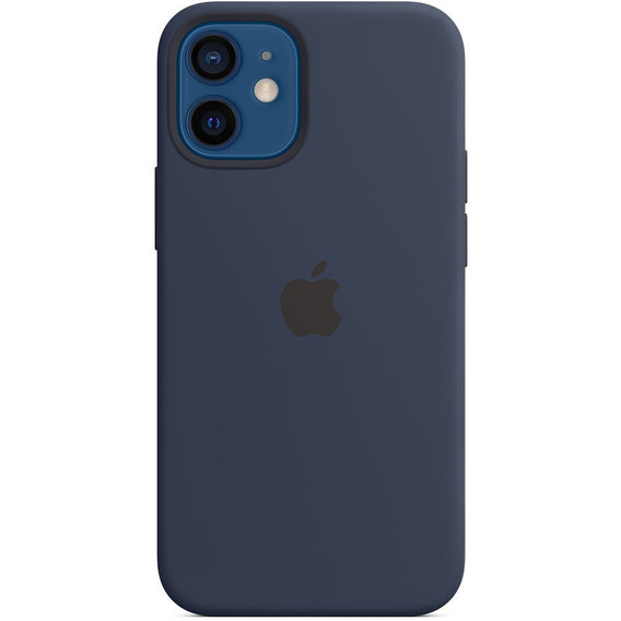 Аксессуар для iPhone Apple Silicone Case with MagSafe Deep Navy (MHKU3) for iPhone 12 mini