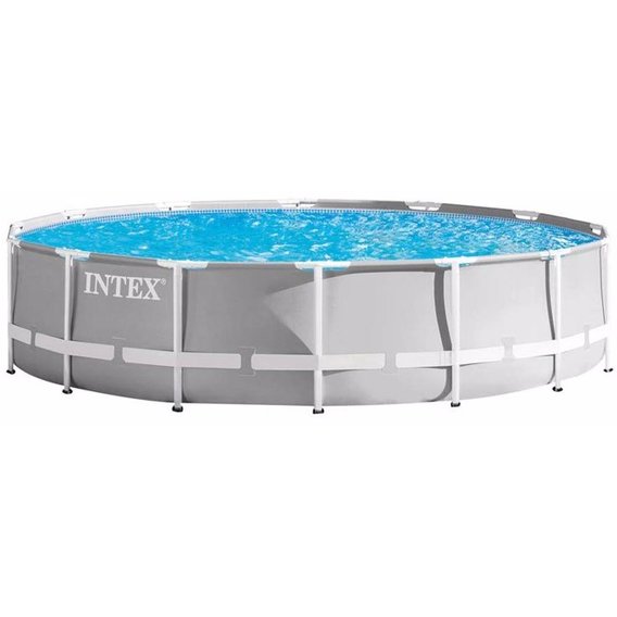 Intex Бассейн каркас 26720 круглый, фильтр-насос, 427х107 см, 12706 л
