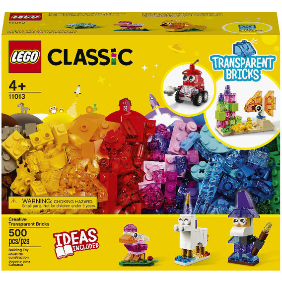 LEGO Classic Прозрачные кубики для творчества (11013)