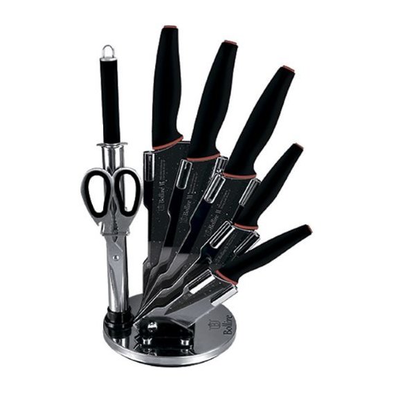 Набор кухонных ножей Набор ножей с подставкой Bollire BR 6011