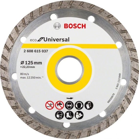 Диск отрезной алмазный Bosch ECO Univ.Turbo 125-22.23 (2608615037)