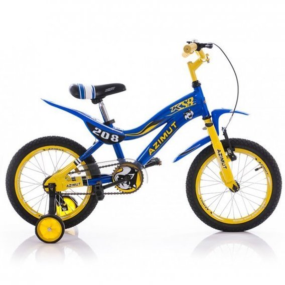Велосипед Azimut KSR 20" Желто-синий