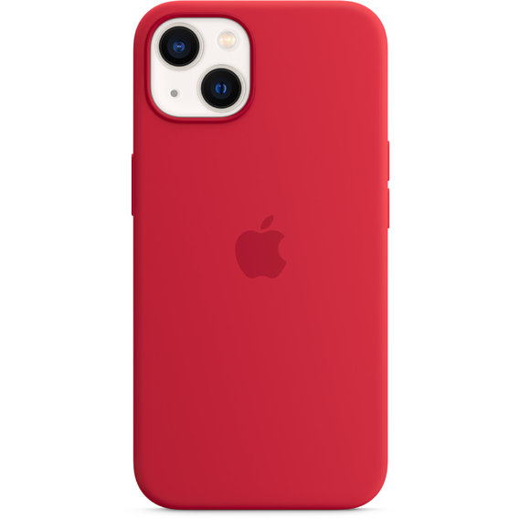 Аксессуар для iPhone Apple Silicone Case with MagSafe (PRODUCT) Red (MM2C3) for iPhone 13 UA