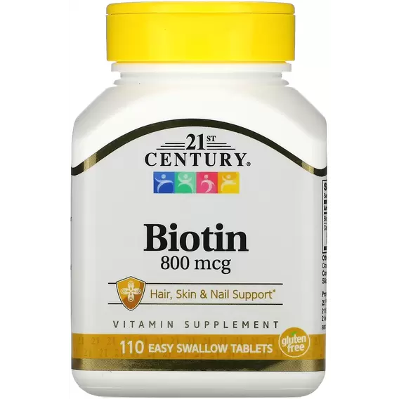 

21st Century Biotin 800 mcg Биотин 110 таблеток
