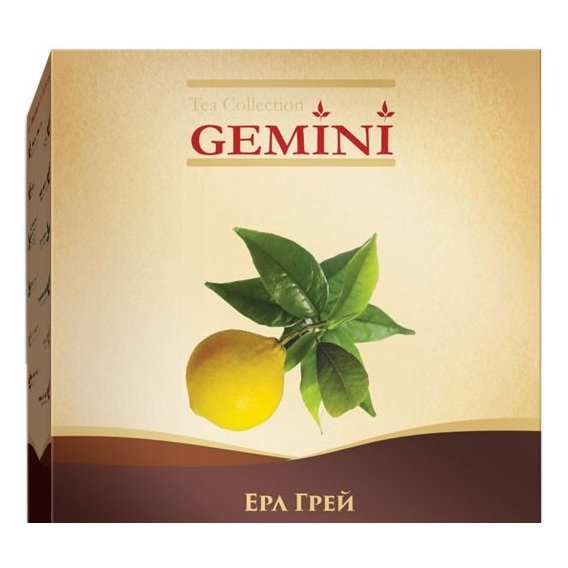 Чай Gemini черный Tea Collection Grand Pack Эрл Грей 20х4 г (4820156430850)
