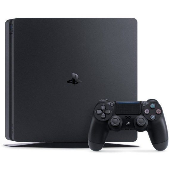 Игровая приставка Sony PlayStation 4 (PS4) Slim 500GB Black (Horizon Zero Dawn, Uncharted 4, Gran Turismo Sport, PS Plus 3 Месяца UA регион)