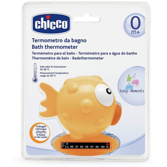 Термометр для ванной Chicco Рыбка желтый (06564.00)