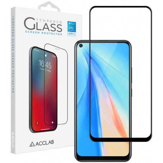 Аксессуар для смартфона ACCLAB Tempered Glass Full Glue Black for VIVO Y30