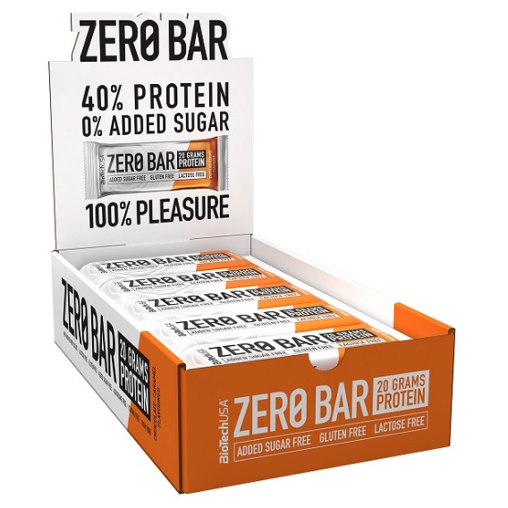 Протеиновые батончики ZERO Bar BioTechUSA 20х50 g / Apple pie