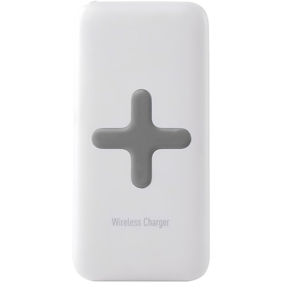 Внешний аккумулятор HeyFaraday Power Bank 6000mAh Wireless Charger White/Grey (PW6000U2WH-GR)