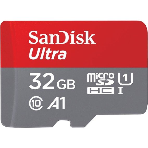 Карта памяти SanDisk 32GB microSDHC C10 UHS-I Ultra (SDSQUNR-032G-GN3MN)