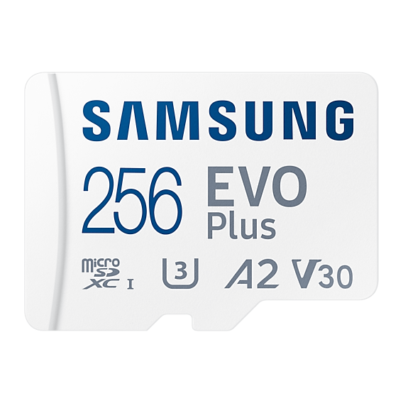 Карта памяти Samsung 256GB microSDXC Class 10 UHS-I U3 Evo Plus + adapter (MB-MC256KA/EU)