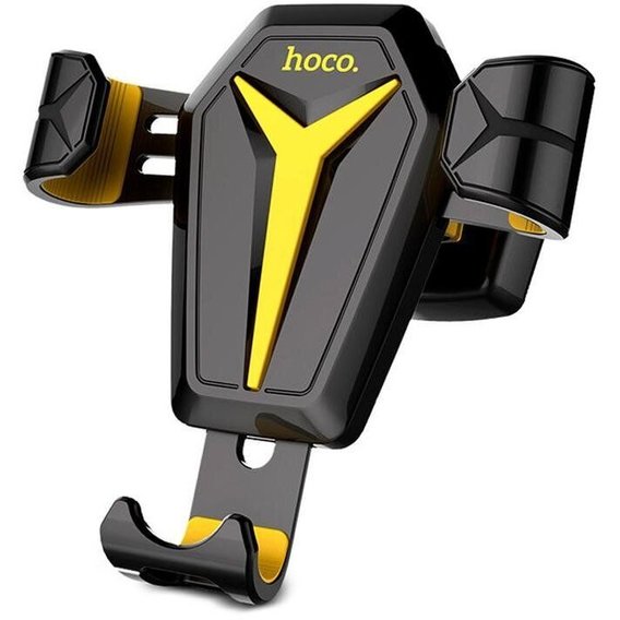 Держатель и док-станция Hoco Car Holder Air Vent CA22 Black/Yellow