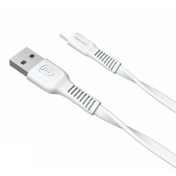 Кабель Baseus USB Cable to USB-C Tough 1m White (CATZY-B02)