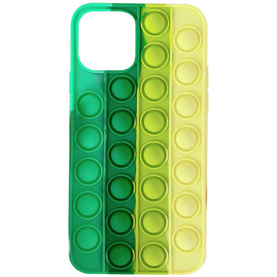 Аксессуар для iPhone Mobile Case Pop-It Antistress Spearmint/Yellow for iPhone 12/iPhone 12 Pro
