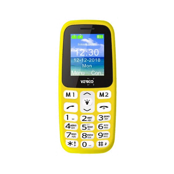 Мобильный телефон Verico Classic A183 Yellow (UA UCRF)