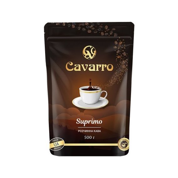 Кофе Cavarro Suprimo растворимый 500 г (4820235750169)