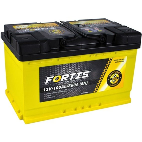 FORTIS 100 Ah/12V (0) Euro_L4 короткий (FRT100-L4-00)