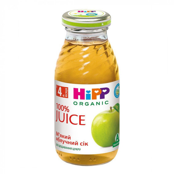 HIPP мягкий яблочный сок, 0.2 л (9062300102731)