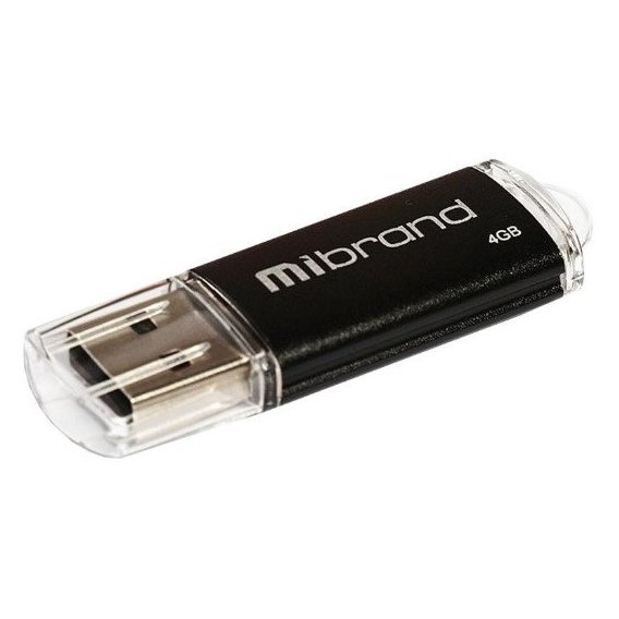 USB-флешка Mibrand 4GB Cougar USB 2.0 Black (MI2.0/CU4P1B)