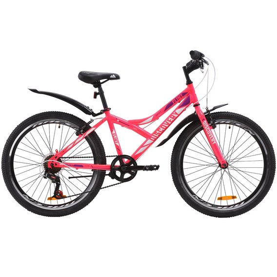 Велосипед ST 24" Discovery FLINT Vbr с крылом Pl 2020 (розовый) (OPS-DIS-24-177)