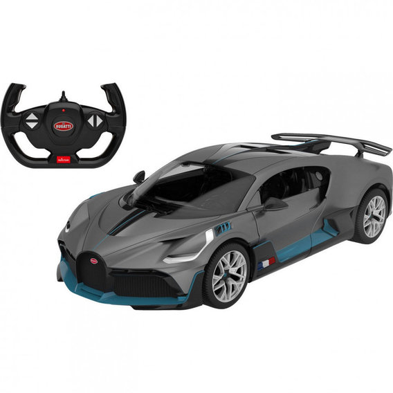 Машинка на радіоуправлінні Bugatti Divo Rastar 98060 сіра, 1:14