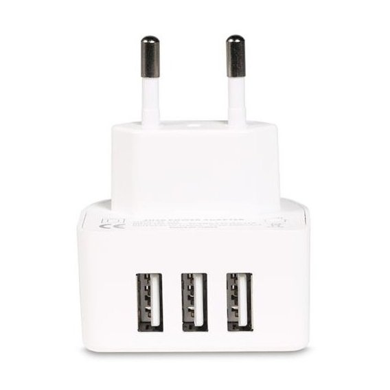 Зарядное устройство Remax USB Wall Charger 3xUSB 3.1A White (RP-U31-EU-WHITE)