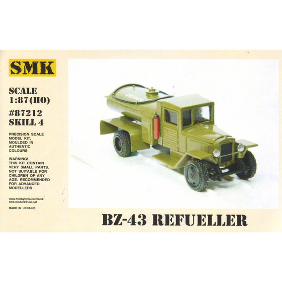 Модель SMK Советский заправщик БЗ-43 (SMK87212)