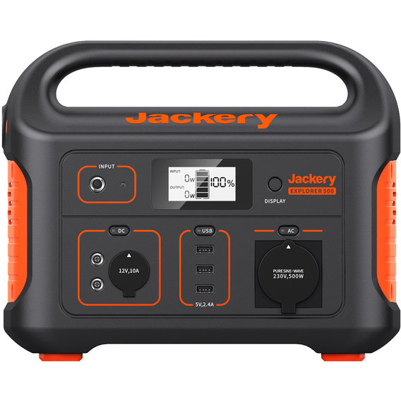 Зарядная станцияJackery Explorer 500Wh 143889mAh 500W Black/Orange