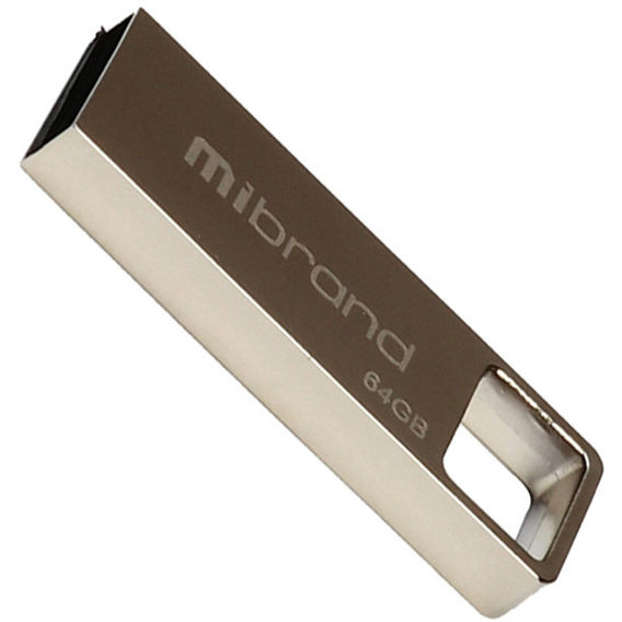 USB-флешка Mibrand 64GB Shark Silver USB 2.0 (MI2.0/SH64U4S)