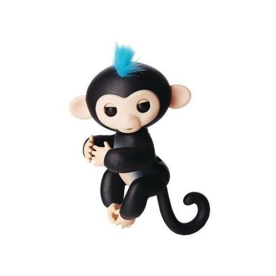 Интерактивная ручная обезьянка Happy Monkey (цвет чёрный)