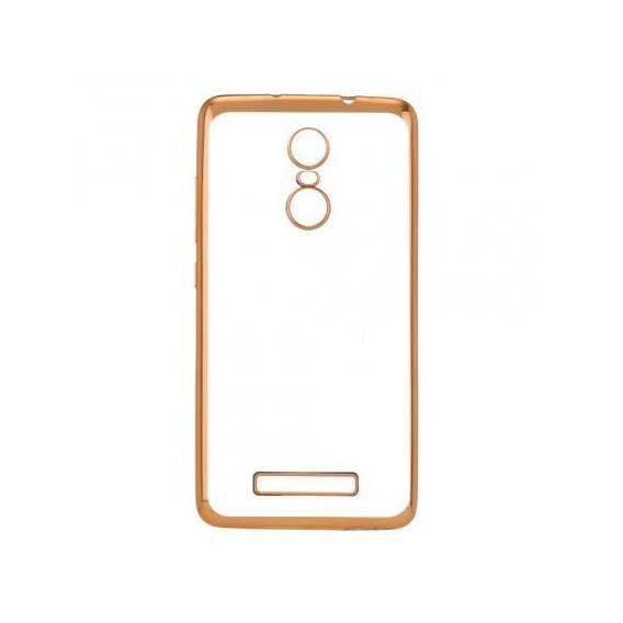 Аксессуар для смартфона TPU Case with Glossy Bumper Gold for Xiaomi Redmi Note 3 / Redmi Note 3 Pro