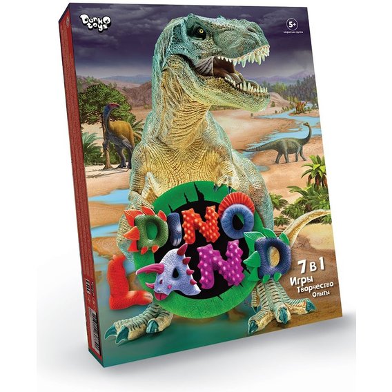 Креативное творчество Dino Land 7в1 укр