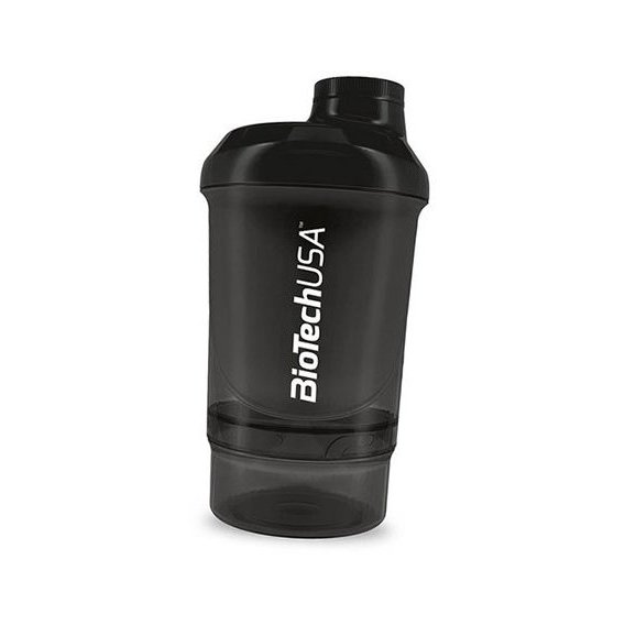 BioTechUSA Wave+ Nano shaker 300 ml (+150 ml) Panther Black