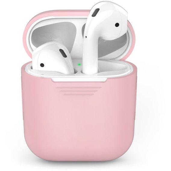 Чехол для наушников AhaStyle Silicone Case Pink (AHA-01020-PNK) for Apple AirPods