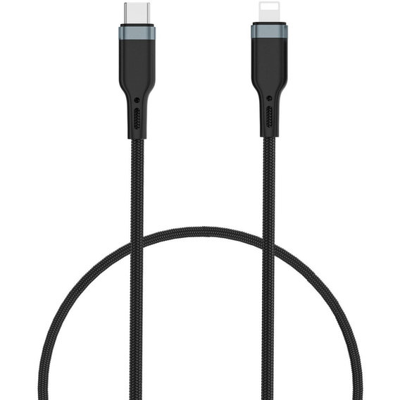 Кабель WIWU Cable USB-C to Lightning Platinum Charger 1.2m Black (PT04)